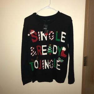 SINGLE AND READY TO JINGLE christmas sweater